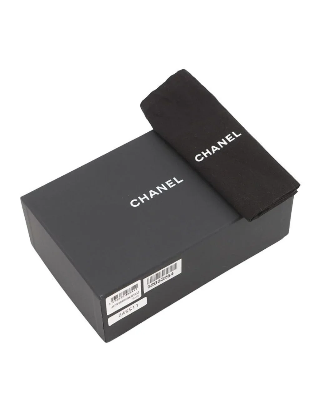 Chanel Chain Shoulder Bag Boy Mini Caviar Leather Black